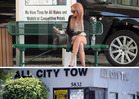 Amanda Bynes -- Legs It to the Impound Lot 