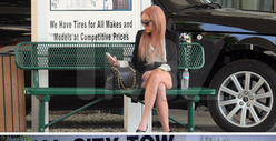 Amanda Bynes -- Legs It to the Impound Lot 