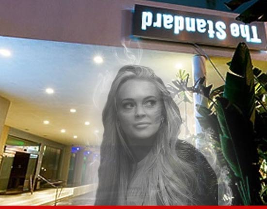 the ghost of Lindsay Lohan