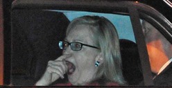 Hillary Clinton Parties From Dusk 'Til Yawn