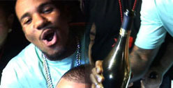 The Game Dumps TWO Bottles of $1,400 Bub on the Street 