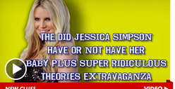 Jessica Simpson -- VERY Pregnant With Conspiracy Theories