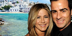 Jennifer Aniston -- Scouting Trip to Crete for Wedding to Justin Theroux