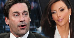 Kim Kardashian Makes Peace with Nemesis Jon Hamm 