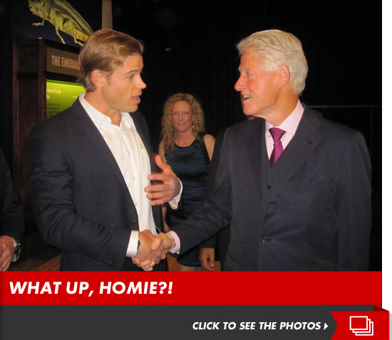 Trevor Donovan and Bill Clinton