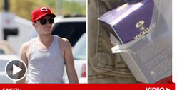 'Hunger Games' Star Josh Hutcherson -- Real Good Taste in Scotch, But Really Fake ID (Allegedly)