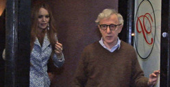 Lindsay Lohan and Woody Allen -- The Manhattan Dinner Mystery