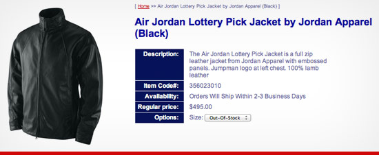 Air Jordan Lottery Pick Jacket