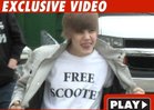 Justin Bieber -- Cutest Lil' Protester Ever 