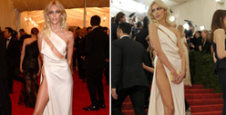 Supermodel Anja Rubik -- The Nearly X-Rated Jolie Leg!