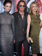 Michelle Pfeiffer, Johnny Depp Ageless at "Dark Shadows" Premiere