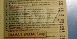 Barack Obama -- Honored with Fried Chicken and Waffles