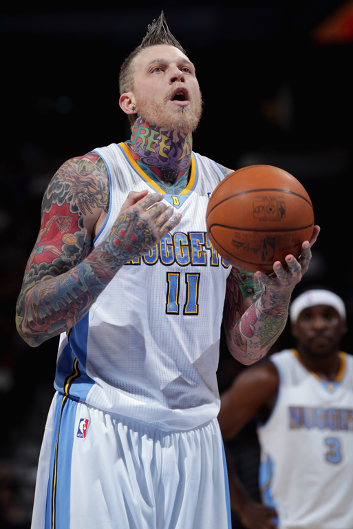 Chris Andersen on the Court