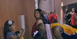Kobe Bryant -- Post-Game Family Time