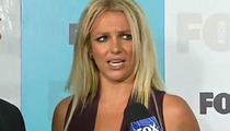 Britney Spears -- Chewing Gum During 'X Factor' Interview