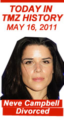 Today in TMZ History: Neve Campbell Divorced