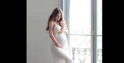 Rachel Uchitel -- Pops Out 7 lbs. of Mini-Me
