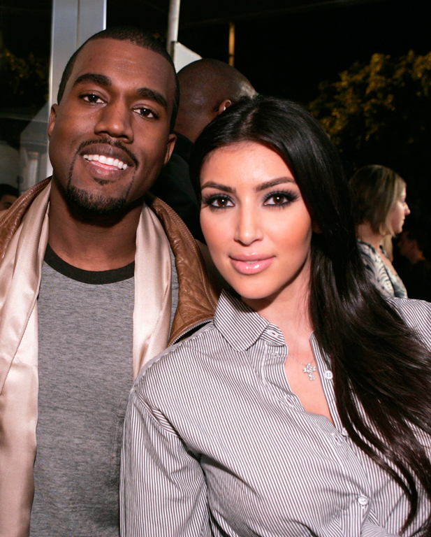 Kim and Kanye -- The Cute Couple