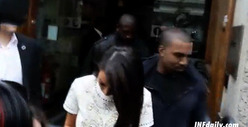 Kim Kardashian & Kanye West -- Head-to-Head in London Popularity Contest