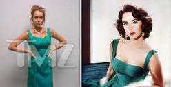 Lindsay Lohan Declares Wardrobe on Liz Taylor