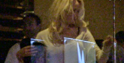 Pam Anderson -- Boozy Lap Dancing on Sunset Blvd