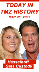 Today in TMZ History: Hasselhoff Gets Custody