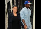 Kim Kardashian and Kanye West -- Black and Blue