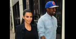 Kim Kardashian and Kanye West -- Black and Blue