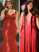 Kelly Clarkson Shows Slim Down In Sexy Red Dress