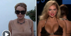 Lindsay Lohan vs. Kate Upton -- You Can't Look Away from Bouncy Showdown