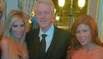 Bill Clinton -- SURROUNDED By Porn Stars in Monaco