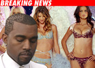 Kanye Slips Out of Victoria's Secret Show?