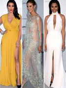 Serious Skin at amFAR: Kim's Legs, Janet's Boobs & Heidi's Whole Body!