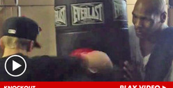 Justin Bieber -- Training with MIKE TYSON Before Pap Scuffle