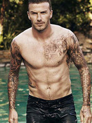 David Beckham Strips for Elle UK!