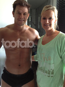 Mark Wahlberg's Personal Spray Tanner Shares Hot Pics From Set!