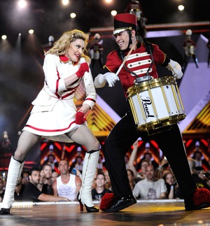 Madonna Marches to Her Own Beat!