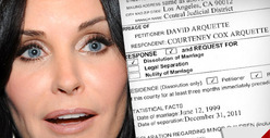 Courteney Cox Responds to David Arquette's Divorce Petition