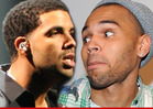 Drake -- Middle Fingers and Trash Talk Spark Brawl with Chris Brown