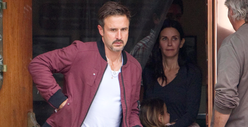 Courteney Cox -- Birthday lunch Date with David Arquette 