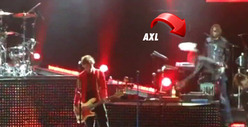 Axl Rose -- Faceplants HARD at Guns N' Roses Concert