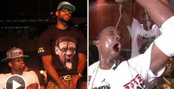 The Miami Heat -- Partying Their Champagne Facials Off