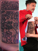 David Arquette Shows Off His HUGE Wonder Woman Tattoo