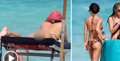 Candice Swanepoel and Arianny Celeste -- AWESOME Attack of the Beach Bums!!