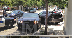 Jillian Michaels -- Stolen Bentley Wreckage [PHOTOS]