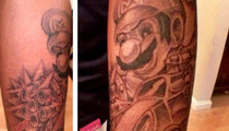 Sean Kingston -- LET'S-A-GO!!! Get a Mario Kart Tattoo