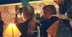 George Clooney & Stacy Keibler -- Food Poisoned in Italy