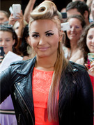 Demi Lovato Sports Crazy Hairdo at "X Factor" Auditions