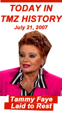 Today in TMZ History: Tammy Faye Dies