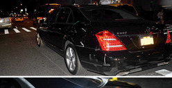 Katie Holmes & Suri Cruise Accident -- Limo Banged Up by Garbage Truck